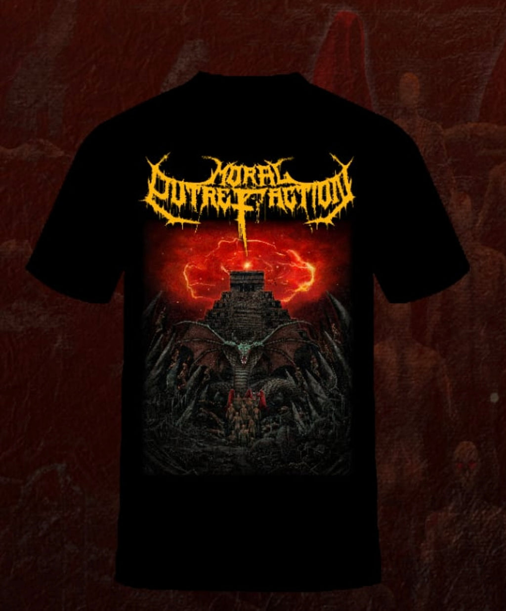 Moral Putrefaction - Serpent Temple Graphic T-Shirt (Official Merch)